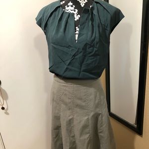 Banana Republic Top and 5th skirt ensemble